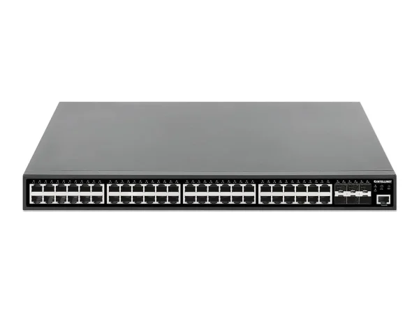 INT 54-P PoE+ Mngd Switch 6x10GbE 450W