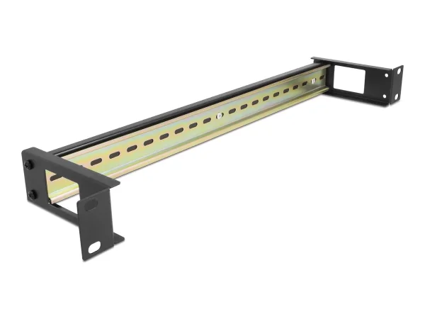 DELOCK 48,26cm Hutschienenpanel 1 HE sw