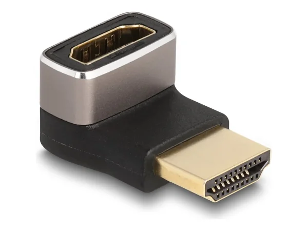 DELOCK HDMI Adapter 90unten gewinkelt 8K