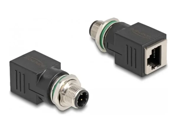 DELOCK M12 Adapter D-kodiert 4 Pin St