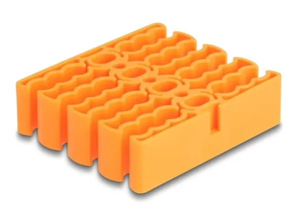 DELOCK Kabel-Organizer mit 24 orange