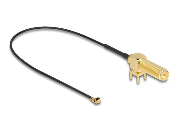 DELOCK Antennenkabel RP-SMA 90 15mm