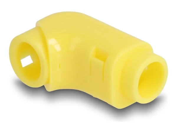 DELOCK Kabel Clips zum Abwinkeln gelb