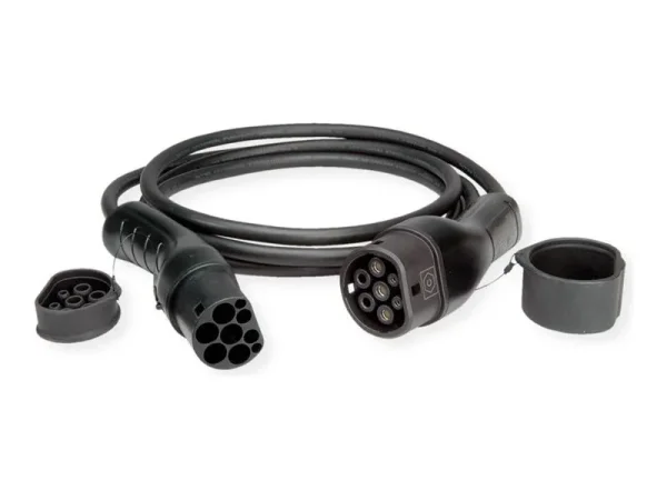 ROLINE E-Auto Ladekabel Typ2 3-phasig 3m