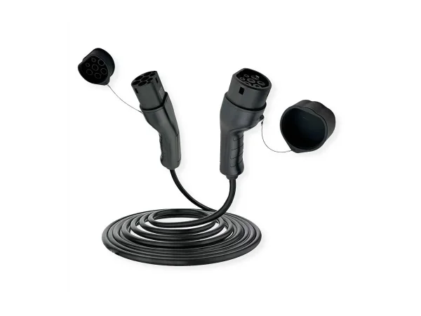 ROLINE E-Auto Ladekabel Typ2 3-phas 7,5m
