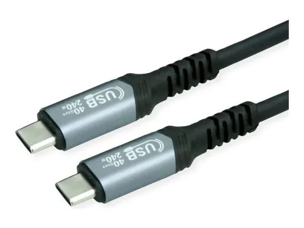 VALUE USB4 Gen3x2 Kabel C-C ST/ST 0,5m