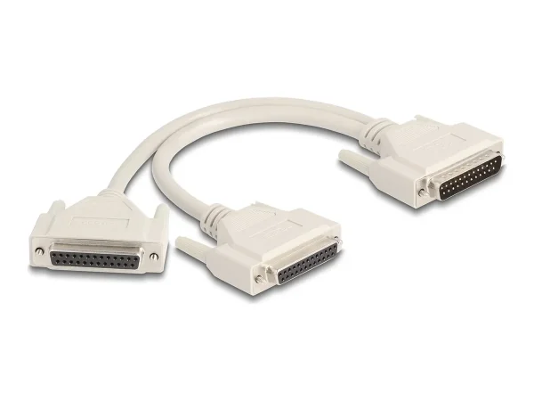 DELOCK Adapter Y-Kabel Splitter D-Sub 25