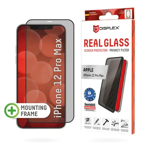 Displex Privacy Real Glass FC F/ Apple iPhone 12 Pro Max