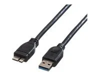 ROLINE USB 3.2 Gen 1 Kabel A ST 0,15m