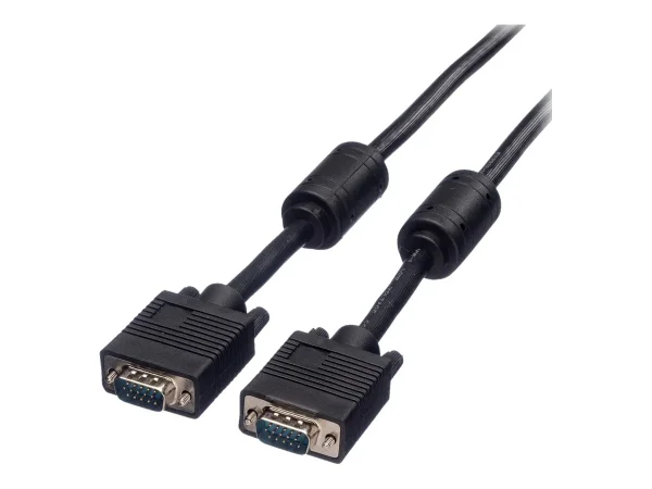 ROLINE Monitor-Kabel mit Ferritkern 10m