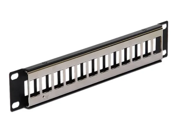 DELOCK 10 Keystone Patchpanel 12 Port