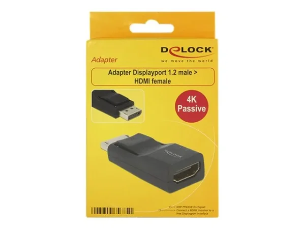 DELOCK Adapter Displayport 1.2 > HDMI 4K