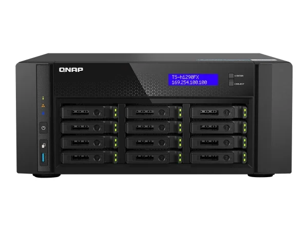 QNAP TS-h1290FX-7302P-256G 12-Bay NAS