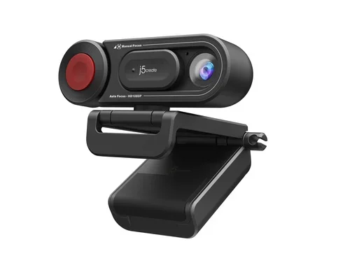 HD Webcam With Auto Manual Focus Switch Black