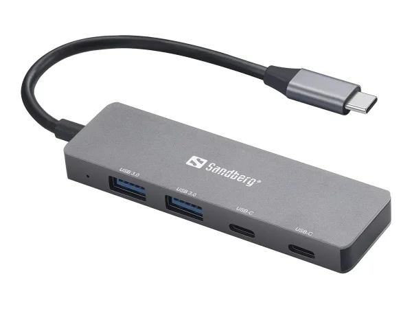SANDBERG USB-C to 2xUSB-A + 2xUSB-C Hub