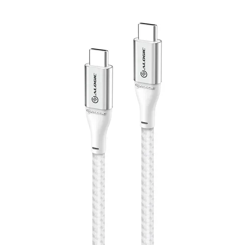 Super Ultra Cable Silver USB-C to USB-A Cable 30CM