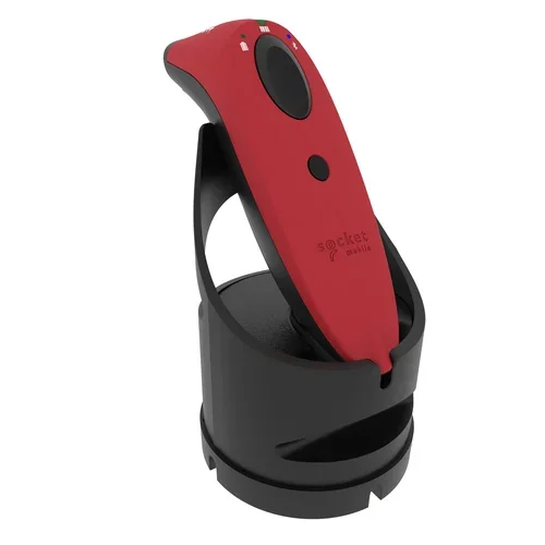 Socketscan S720 Linear Barcode QR Code Reader Red Black Dock