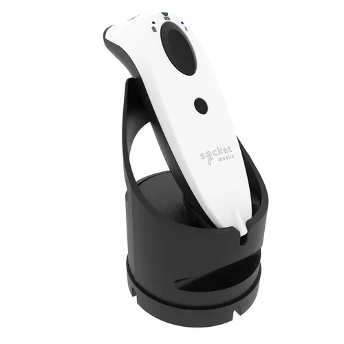 Socketscan S720 Linear Barcode QR Code Reader White Black Dock