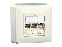 METZ CONNECT Modul Anschlussdose AP 3 Po