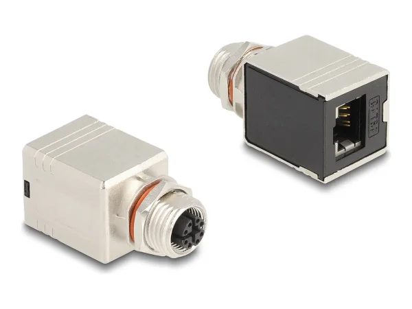 DELOCK M12 Adap X-kodiert 8 Pin zu RJ45