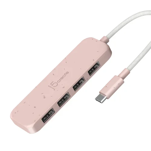Eco-Friendly USB-C to 4-Port Type-A Gen 2 Hub