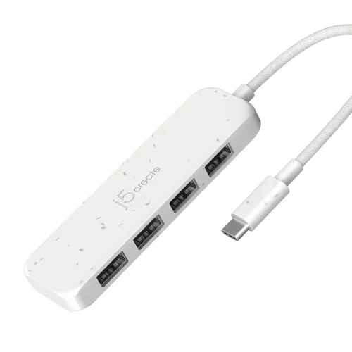 Eco-Friendly USB-C to 4-Port Type-A Gen 2 Hub