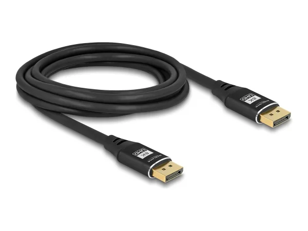 DELOCK DisplayPort Kabel 8K 60Hz 3m schw