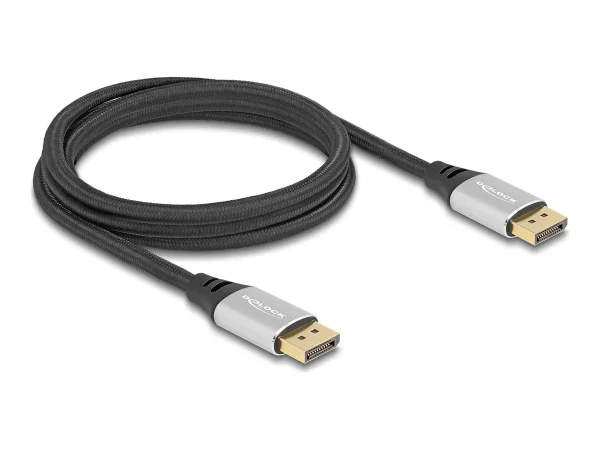 DELOCK DisplayPort Kabel 16K 60Hz 2m sil