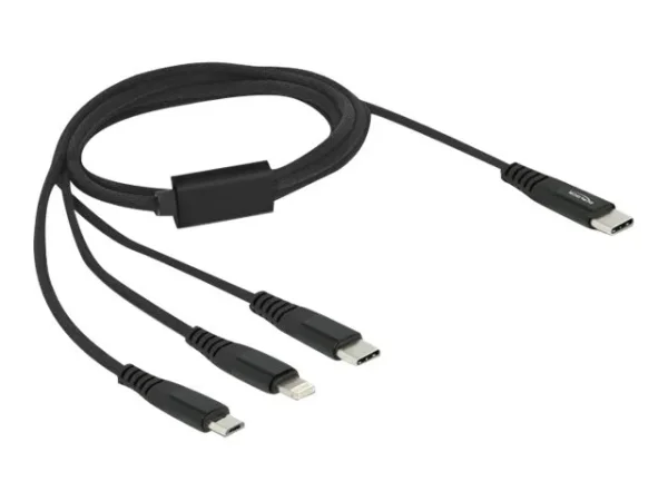 DELOCK USB Ladekabel 3 in 1 USB 1m