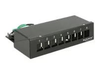 DELOCK Keystone Desktop Patchpanel 8Port