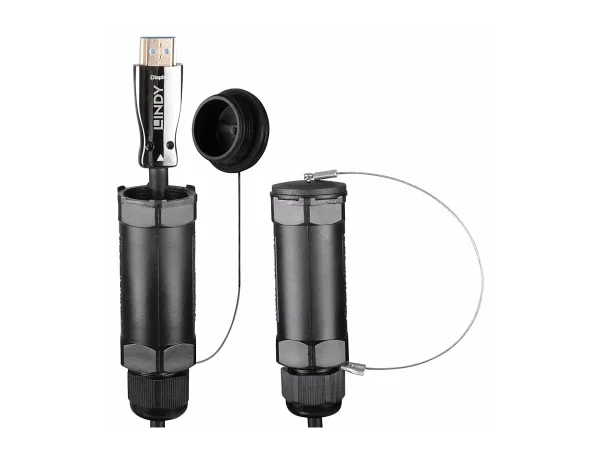 LINDY 100m gepanzert Fibre Optic Hybrid