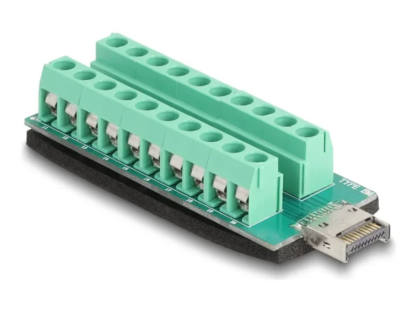 DELOCK USB Typ-E Key A Stecker zu Termi