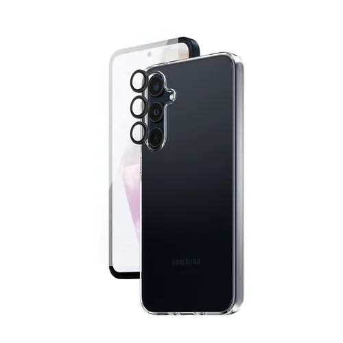 Safe Bundle Samsung A35 5G Screenprotec+tpucase+camerarings