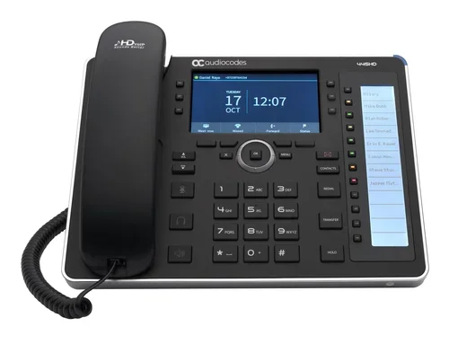 445HD IP-Phone POE Gbe Black With Integrated BT And Dual Band