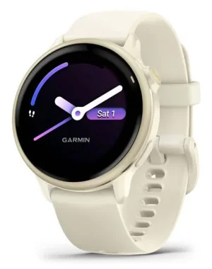 Garmin Vivoactive 6 Smartwatch bone/lunargold