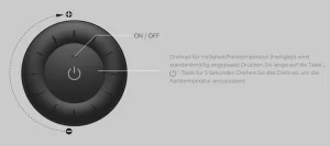 Synergy 21 LED Fernbedienung 2,4GHz dual white (CCT) + Dimm rund (w)*Milight/Miboxer*