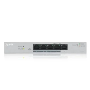 Zyxel Switch smart managed Layer2 5 Port • 5x 1 GbE • Desktop • Lüfterlos • GS1200-5