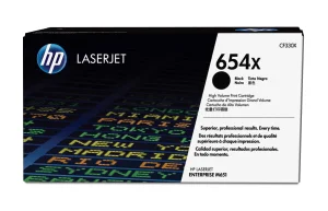 HP 654X Schwarz Original LaserJet Tonerkartusche mit hoher Reichweite