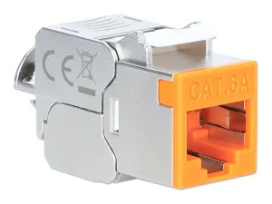 INT Cat6a 10G STP Keystone-Modul orange