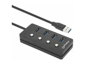 MH 4-Port USB 3.0 Typ-A Hub schwarz