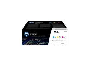 HP 304A CYM Tri-Pack LaserJet Toner Cart