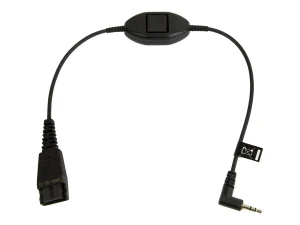 JABRA QD Cord to 2.5mm pin plug straight
