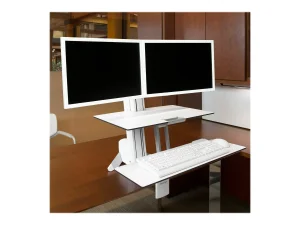 ERGOTRON WorkFit-S Dual weiss