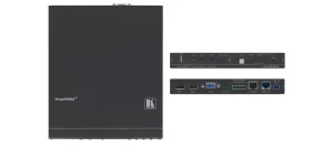 VP-428H2 – 4K60 4:4:4 HDCP 2.2 DisplayPort, HDMI und VGA Auto-Switcher/-Scaler und PoE Provider über HDBaseT