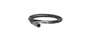 C-A63M/XLM-10 – Audiokabel 6.3 mm Stecker/3-pol. XLR Stecker - 3 m