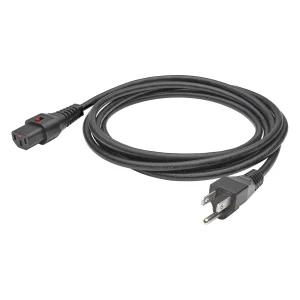 Kaltgerätebuchse verriegelbar<>USversion