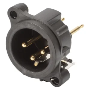 NEUTRIK XLR-Einbaustecker 3-pol A-Series