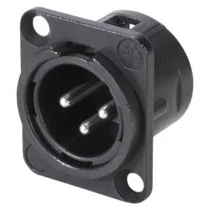 NEUTRIK XLR-Einbaustecker 3polig,
