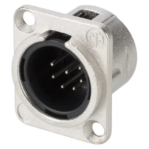 NEUTRIK XLR-Einbaustecker 7polig, nickel