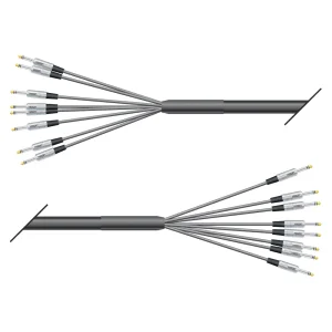 Multicorekabel Quantum, schwarz,  1,00m